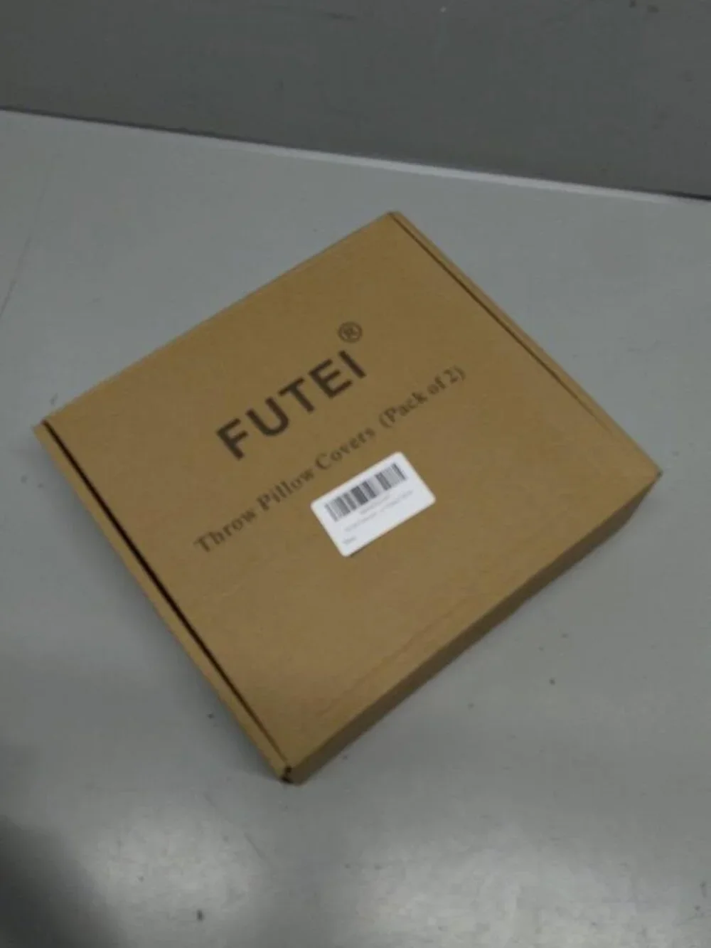Pack of 2 Solid Chenille Throw Pillow Covers 20x20 Inch